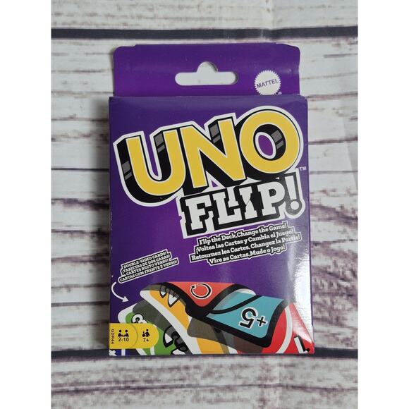 Three (3) Packs of Uno Cards-Uno Emoji, Get Wild 4 Uno & Uno Flip, All New - Picture 4 of 7